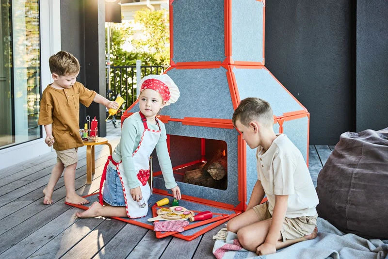 🏠Jeu de Construction Magnétique Créatif BabyMontessori™ – Apprentissage & Imagination pour Enfants (24 Panneaux)